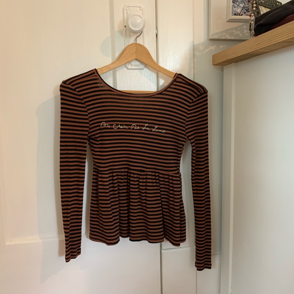 Urban Au Coin De La Lune French Peplum Top